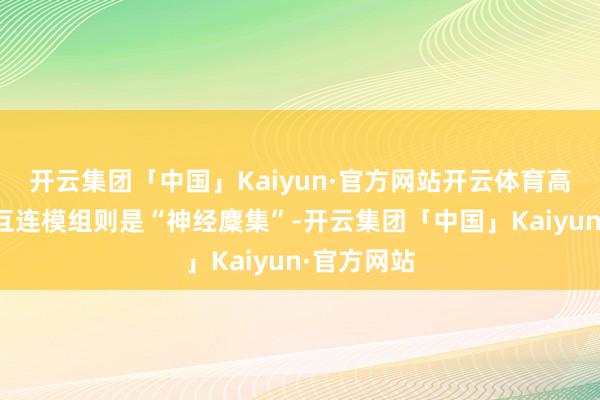 开云集团「中国」Kaiyun·官方网站开云体育高密度微波互连模组则是“神经麇集”-开云集团「中国」Kaiyun·官方网站